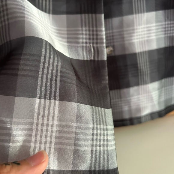 Bianca Nygard Chic Black and White Plaid Women's Blouse 12 - Picture 5 of 16